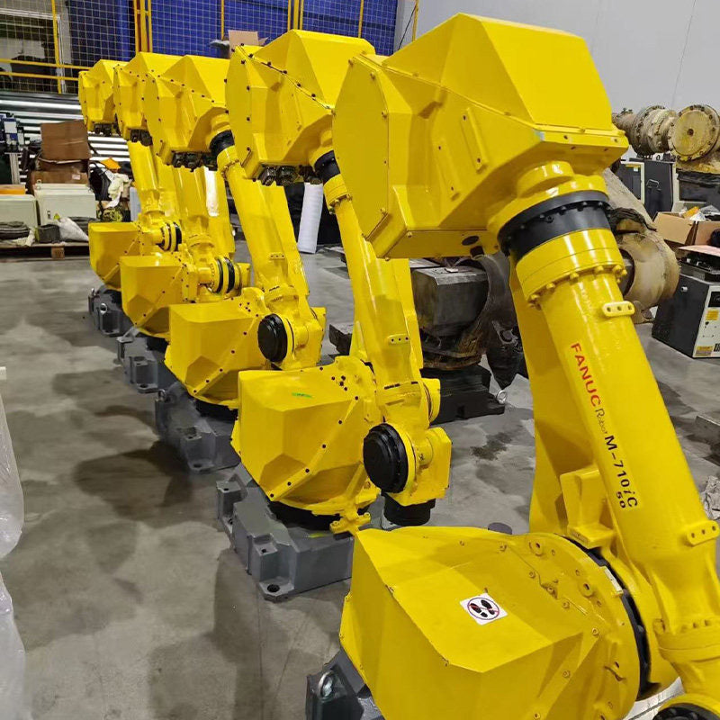 Used FANUC M-710iC/50S Compact Robot, 50kg Payload 1359mm Short Reach Refurbished 6-Axis Robot For Confined Workspace