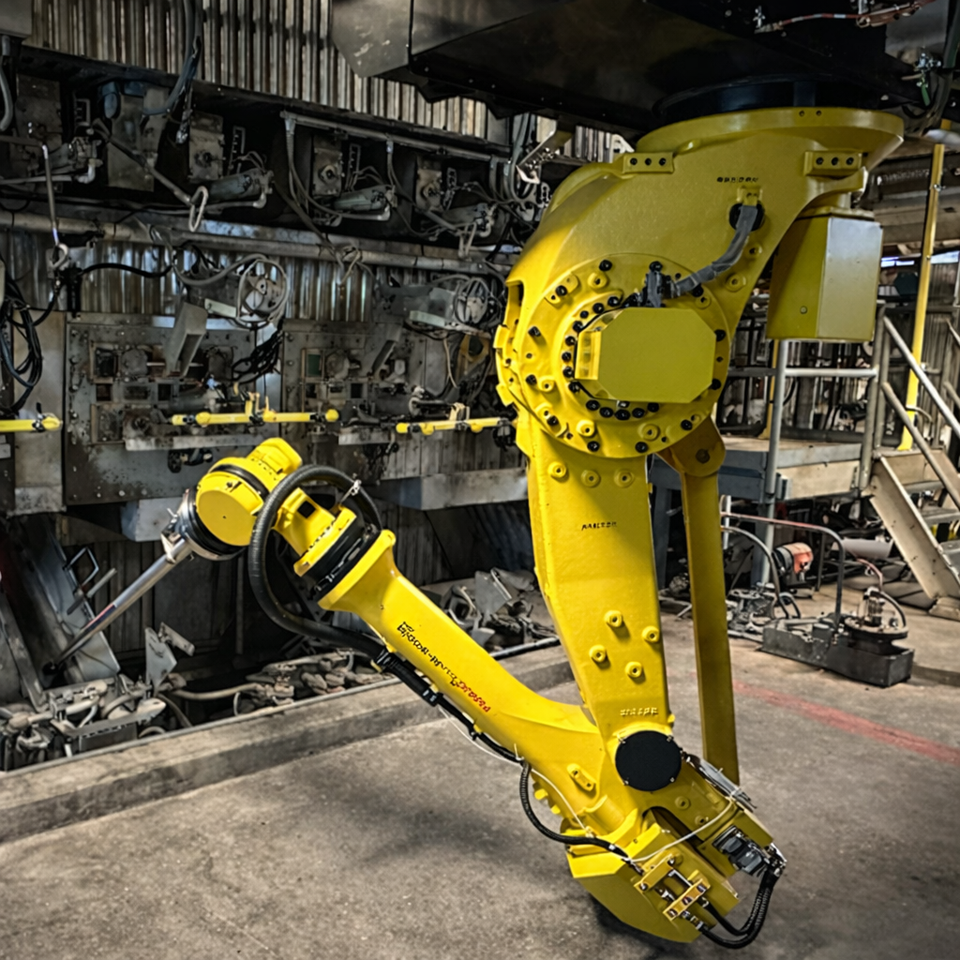 Used FANUC M-900iB/700 6-Axis Ultra-Heavy-Payload Robot 700kg Payload 2832mm Reach for Large Casting & Heavy Workpiece Transfer