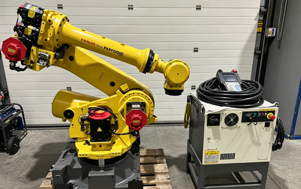 Pre-owned FANUC R-2000iC/210L 6-Axis Long-Reach Robot 210kg Payload 3100mm Reach for Long-Range Spot Welding & Material Handling