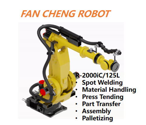 Ex-production FANUC R-2000iC/125L 6-Axis Long-Reach Robot 125kg Payload 3100mm Reach for Long-Range Spot Welding & Material Handling