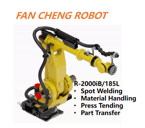 Factory-retired FANUC R-2000iB/185L Max-Reach Robot for Large Workpiece Heavy-Duty Transfer