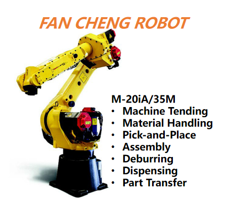 Second-hand FANUC M-20iA/35M Heavy Duty 6-Axis Robot for Heavy Fixture & Thick Workpiece Automation