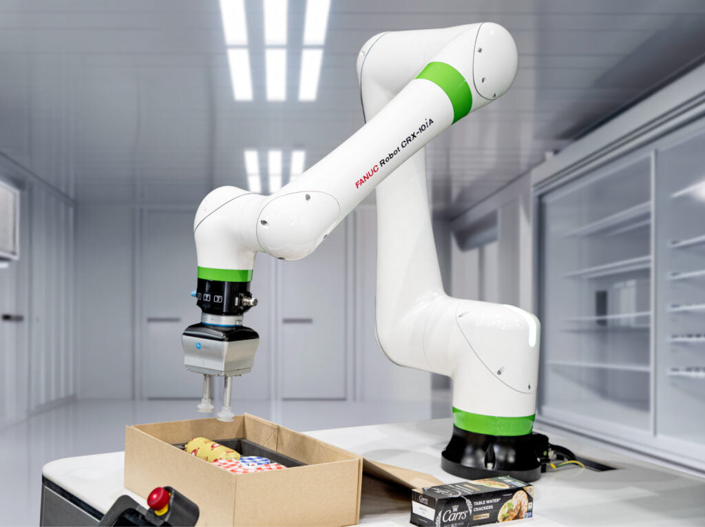 Used FANUC CRX-30iA Collaborative Cobot Robot, 30kg Max Payload 1756mm Reach, 6-Axis Largest-load CRX Robot for Heavy Palletizing Handling