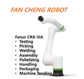 Refurbished FANUC CRX-5iA Collaborative Robot Arm, 5kg Payload 994mm Reach, 6 Axis Cobot Complete Set for Assembly Packaging Machine Tending