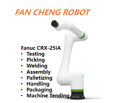 Refurbished FANUC CRX-25iA Collaborative Robot, 25kg Payload 1889mm Long Reach 6-Axis Cobot for Palletizing & Large-part Handling
