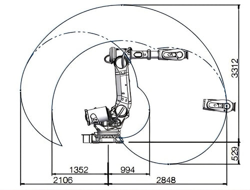 ABB IRB6700-155-2.85 Used Industrial Robot Arm for Sale | Refurbished Robotic Automation Solutions