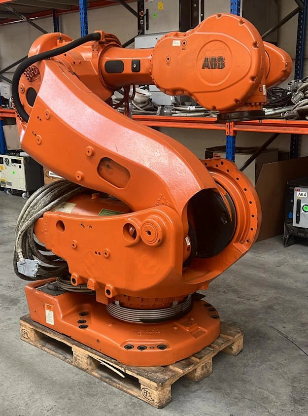 Used ABB IRB 7600-150/3.5 Six-Axis Heavy-Duty Industrial Robot, 150 kg Payload, 3.5 m Reach