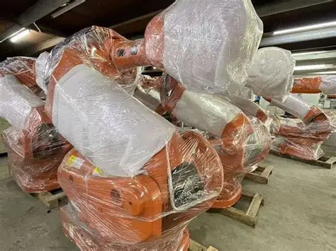 Used ABB IRB 7600-150/3.5 Six-Axis Heavy-Duty Industrial Robot, 150 kg Payload, 3.5 m Reach
