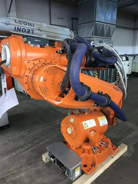 Used ABB IRB 7600-150/3.5 Six-Axis Heavy-Duty Industrial Robot, 150 kg Payload, 3.5 m Reach