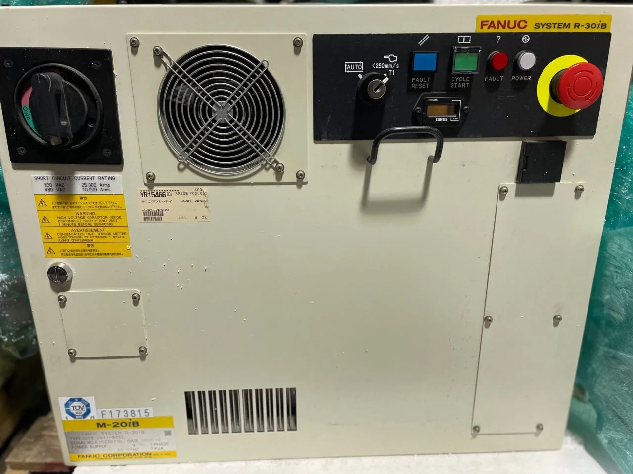 Reconditioned FANUC M-20iB/25C Dustproof Clean Room Manipulator Multi-Mount Floor Ceiling Tilt Installation