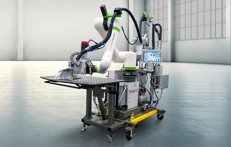 Used FANUC CRX-20iA/L Collaborative Robot Cobot, 20kg Payload 1418mm Reach, 6 Axis Heavy-Duty Cobot for Palletizing Deburring Material Handling