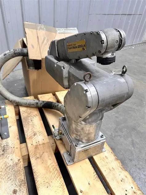 Pre-owned FANUC Paint-Mate 200iA, Compact Explosion-proof Painting Robot For Restricted-Footprint Spray Booth Retrofit