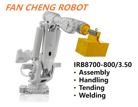 Second-hand ABB IRB 8700-800/3.50 Industrial Robot Arm for LFAM 3D Printing & Heavy Workpiece Transfer